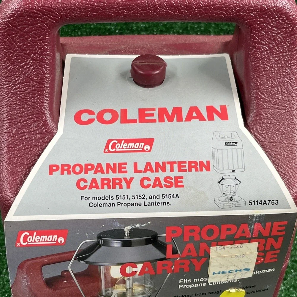 Coleman‎ Propane Lantern Carry Case ONLY Fits 5154A 5151 5152 Burgundy New